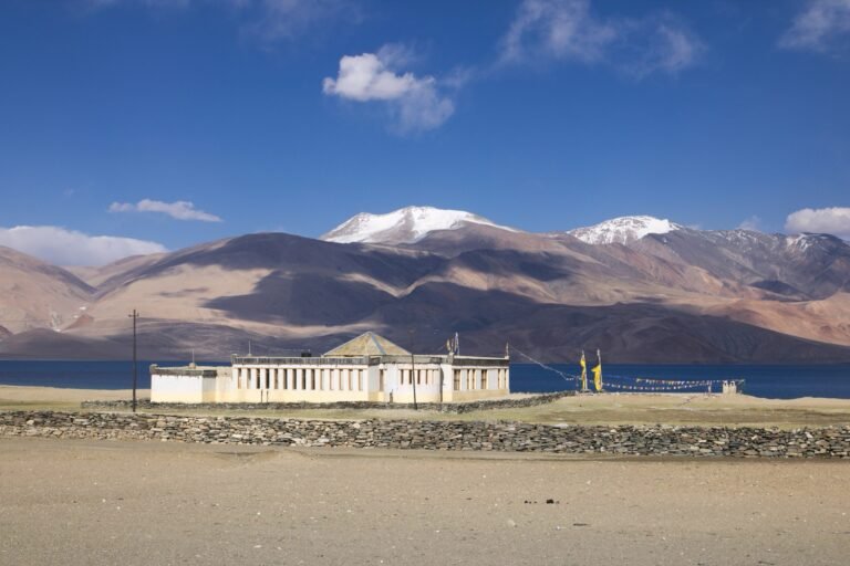 Tso Moriri lake on the Changthang plateau, Ladakh